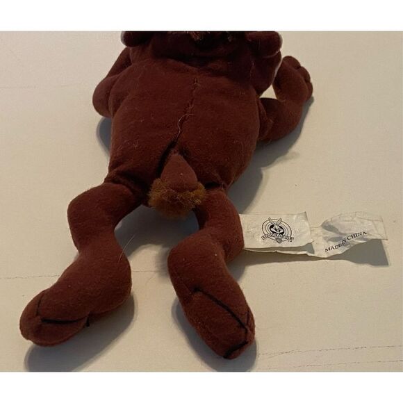 WB Looney Tunes TAZ LAYING DOWN 7" Stuffed Animal. Bean Bag - Picture 5 of 9